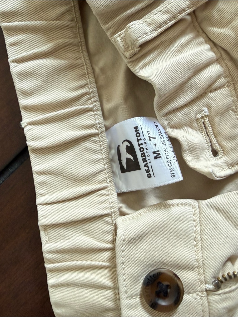 Bearbottom Khaki Pants in Light Beige